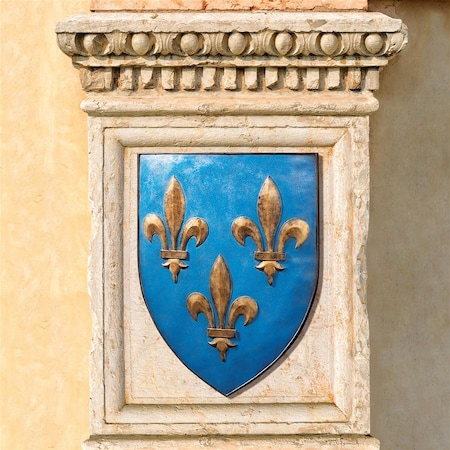 Grand Arms Of France Wall Shield Collection- Fleur-de-Lis Shield